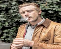 Boyd Holbrook smoking